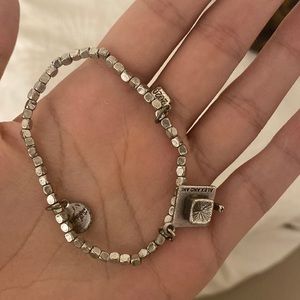Silver Alex and Ani Graduation Bracelet